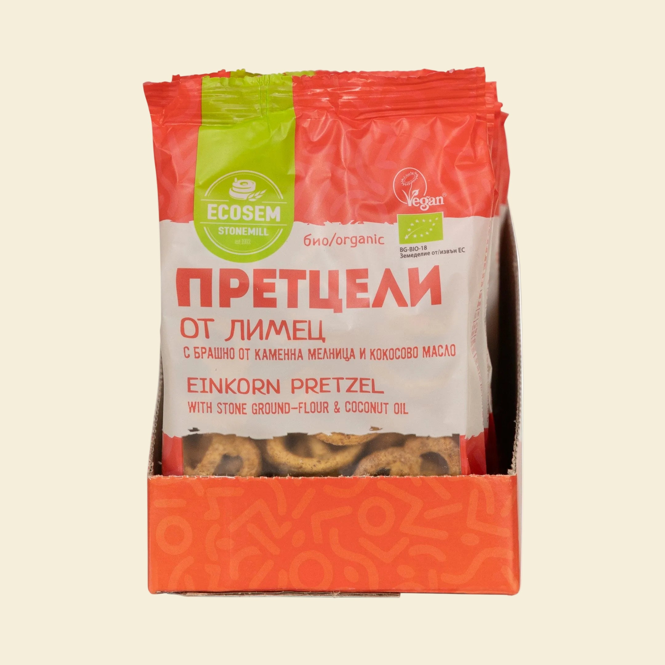Organic Spelt Pretzels – Classic taste, rediscovered with care 10 pcs. x 50g