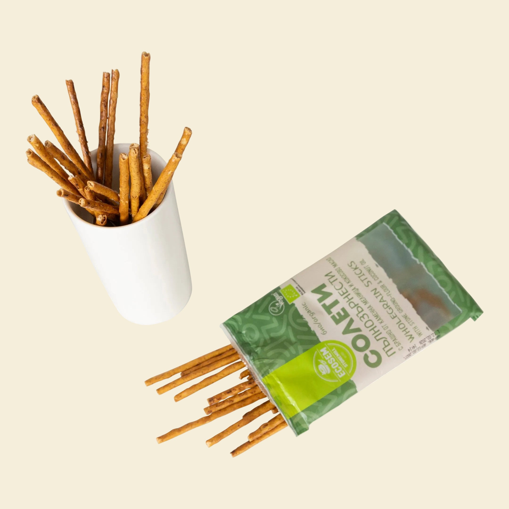 Bio Covrigei din Grâu Integral cu Maia – Gust clasic, redescoperit cu grijă, cutie 10 buc. a câte 60 gr.