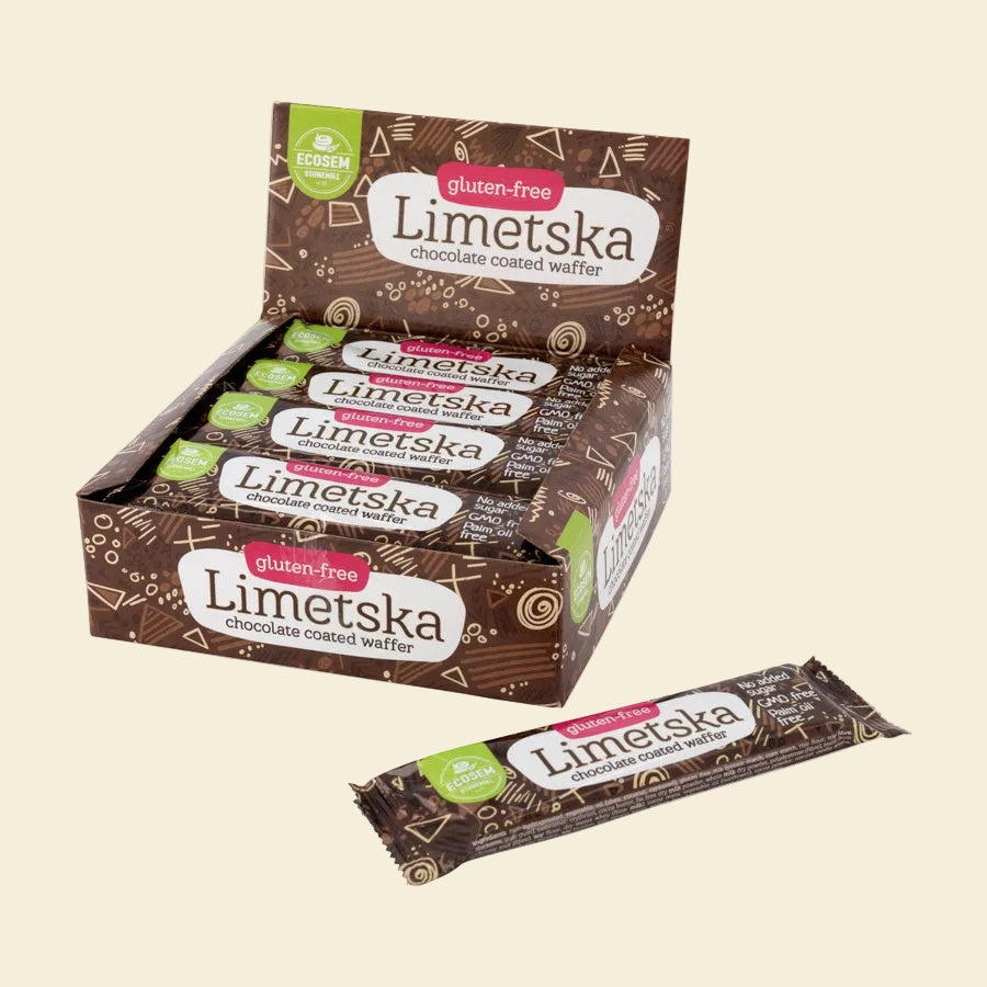 Spelta FĂRĂ GLUTEN și FĂRĂ ZAHĂR – Învelită în ciocolată - 16 buc. a câte 40g