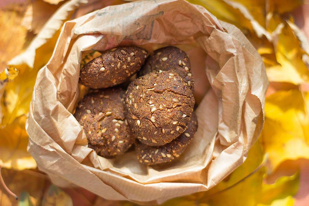 Здравословни сусамови бисквити с оризово брашно и тахан