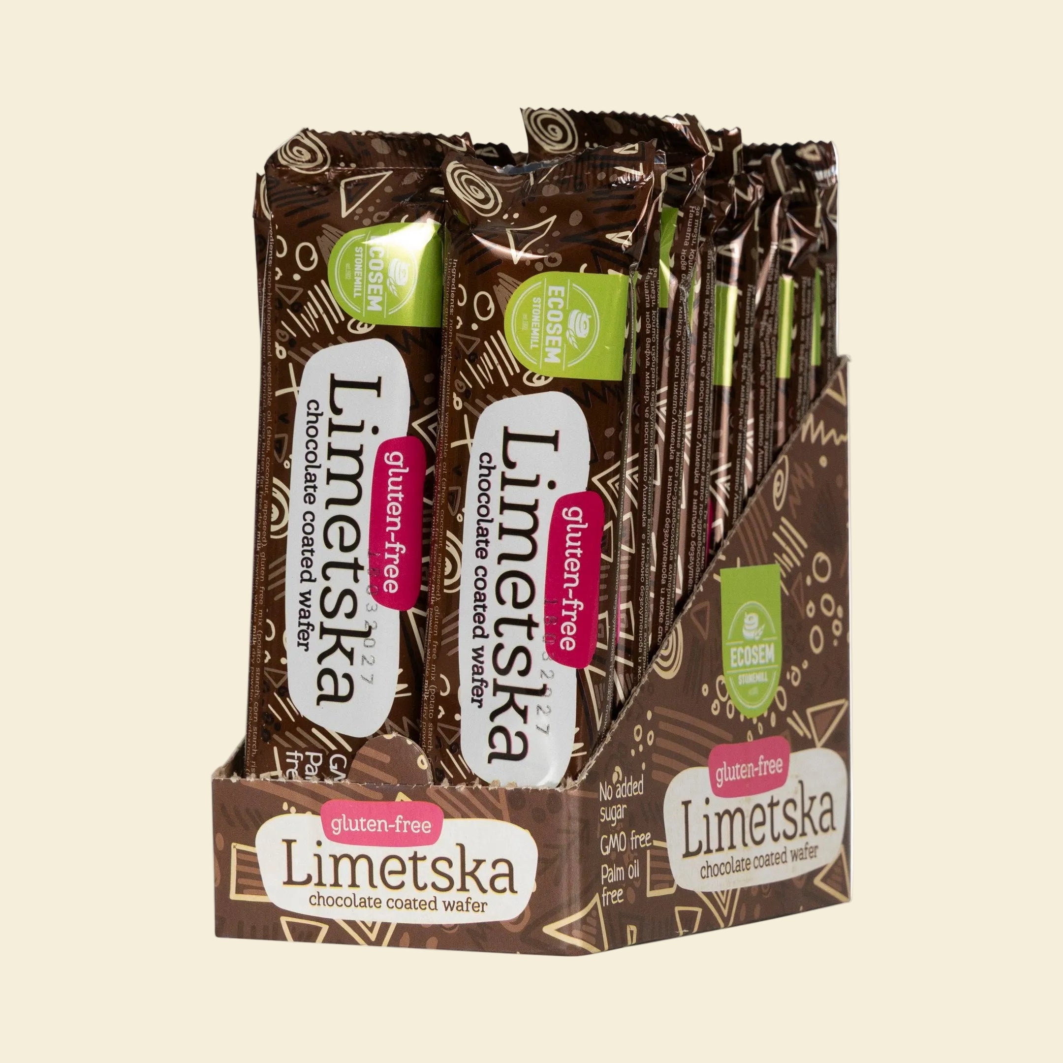 Spelta FĂRĂ GLUTEN și FĂRĂ ZAHĂR – Învelită în ciocolată - 16 buc. a câte 40g