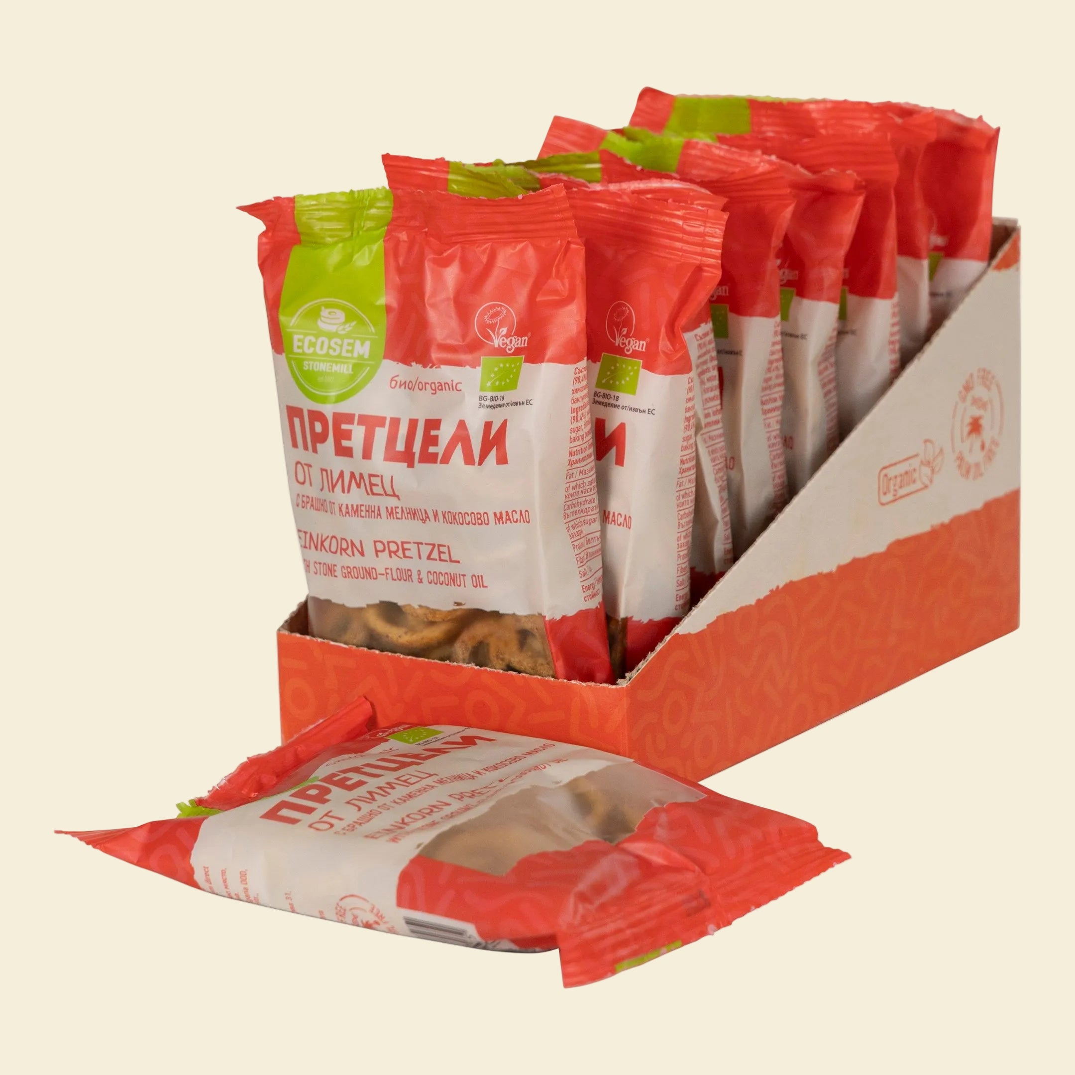 Organic Spelt Pretzels – Classic taste, rediscovered with care 10 pcs. x 50g