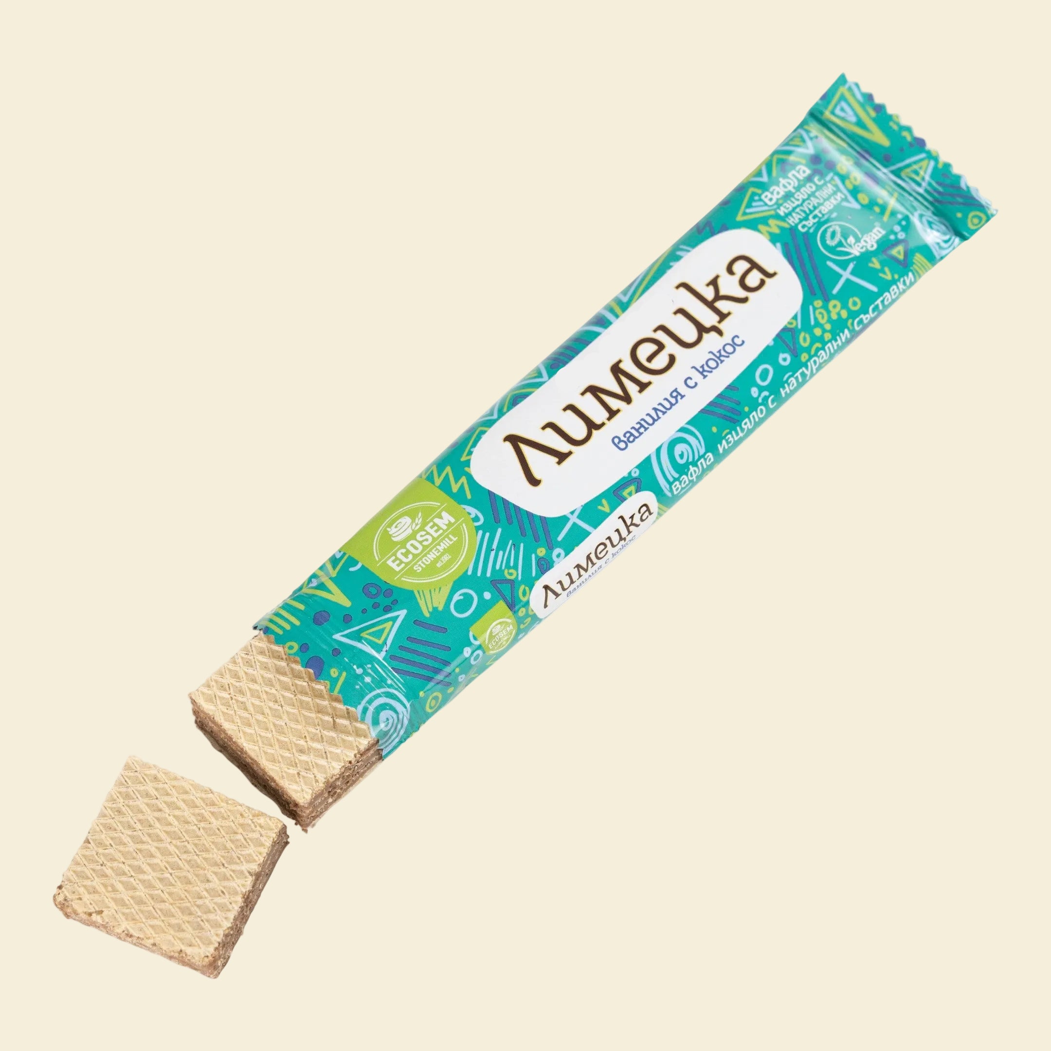Pesmețel Vanilie și Cocos – Prosmețime tropicală într-un înveliș crocant 24 buc. x 30g