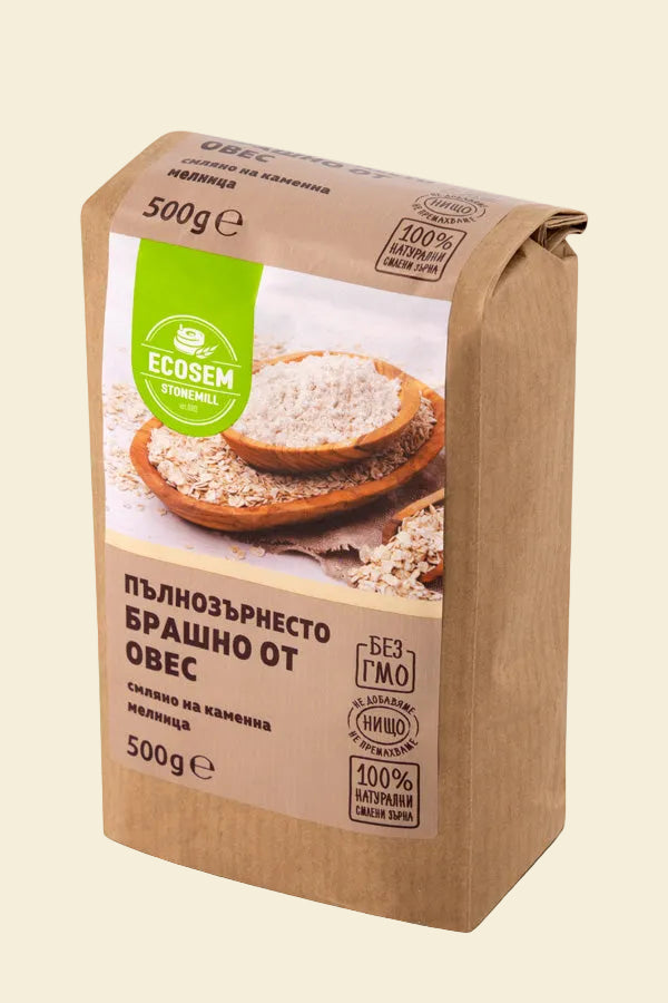 Stone-ground oat flour