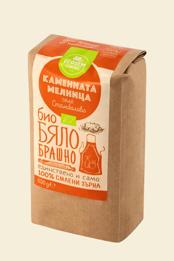 Organic White Flour stone-milled